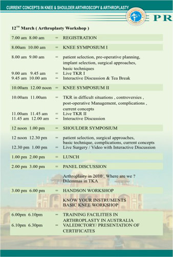Indian spinal injury center auditorium,liver surgery,Acl,PLc,PCL,cartilage managment,meniscus symposium