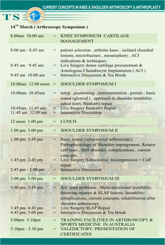 Indian spinal injury center auditorium,liver surgery,Acl,PLc,PCL,cartilage managment,meniscus symposium